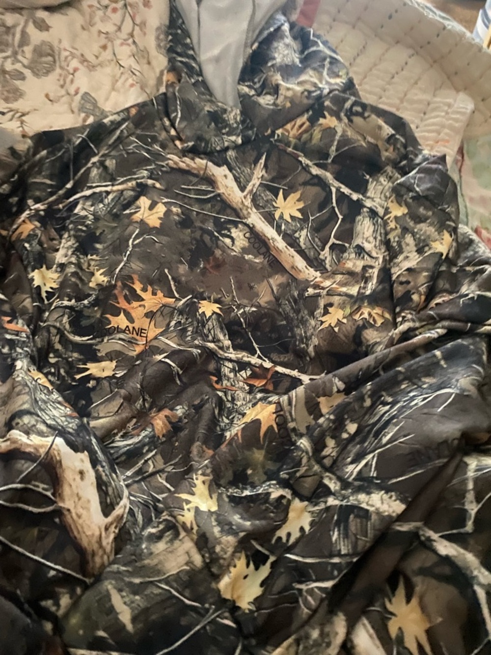 Men's Camo Hooded Coolane hoodie men’s medium